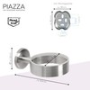 Piazza Bathroom Range Hairdryer Wall Mounting High quality Stainless Steel