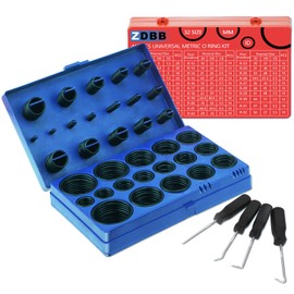 ZDBB 826 PCS 32 Sizes O-Ring Kits for Plumbing, Automotive Faucet Repair, Nitrile O-Ring Kits