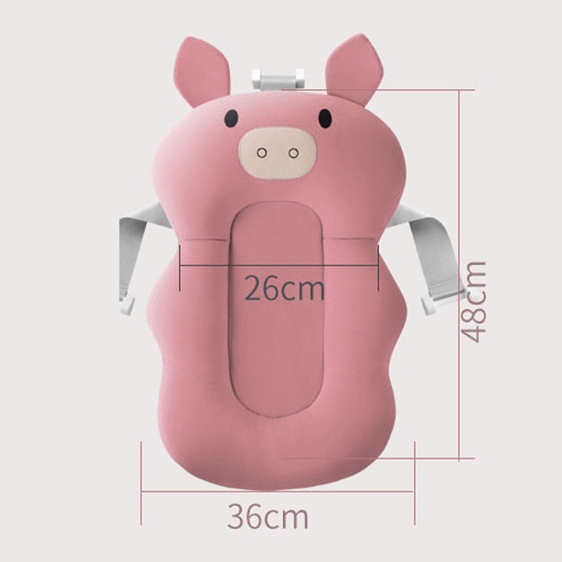 Baby Bathtub Floating Mat Infant Bathing Tub Bed Cushion Adjustable