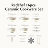 Redchef Ceramic Pots and Pans Set, Nonstick Kitchen Cookware Set