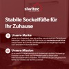 siwitec 20 x Black Base Foot Complete Set 100mm Includes