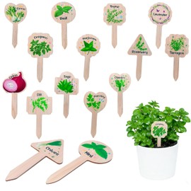 15 Pcs Plant Label Signs,Herb Garden Markers for Outdoor Plants, Waterproof Plant Name Tags Reusable Plant Stake Tags for Seedlings Herbs Vegetable Greenhouse Gifts