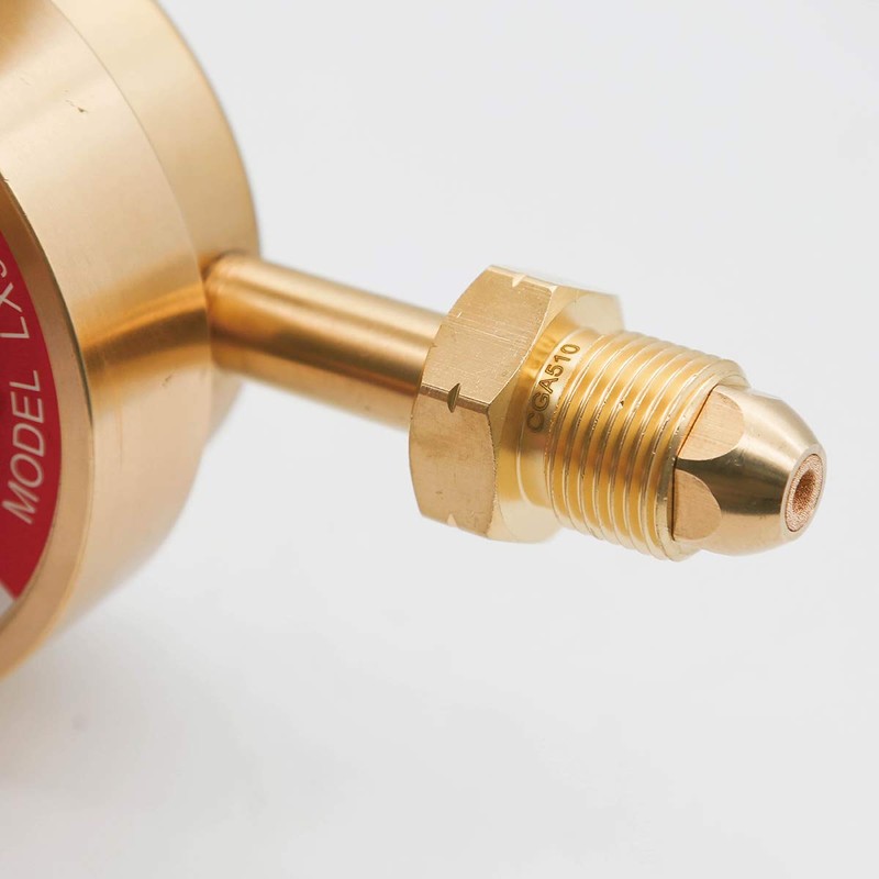 CDL Heavy Duty Acetylene Regulator CGA510,Large Tank Gauge Cutting Torch
