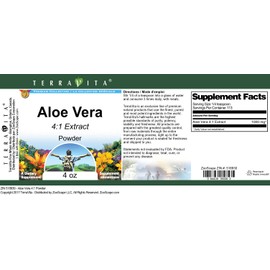 Aloe Vera 4:1 Powder (4 oz, ZIN: 518930) - 3 Pack