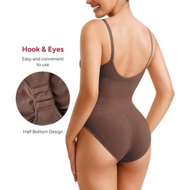 ALYNE Bodyshaper for Women-Slimming Tummy Control Bodysuit with Adjustable Straps, Seamless Sculpting & Snatched Waist Design