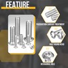 DTGN M8-1.25x25mm Button Head Socket Cap Screws - 10Pack -