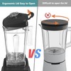 OMMO Blender 1800W, Professional High Speed Countertop Blender with Stainless