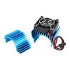 Rchobbytop Aluminum RC Heat Sink with 5V Cooling Fan 3650