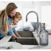 JASAI 18 Oz Vertical Stripes Kitchen Soap Dispenser with 304