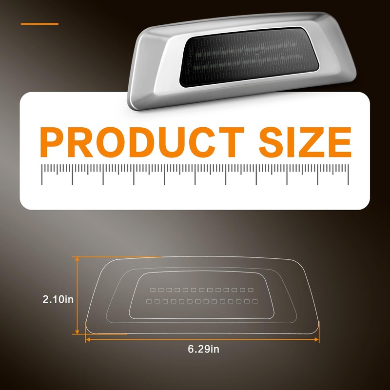 litzland Sequential Amber LED Turn Signal Lights Side Marker Lights