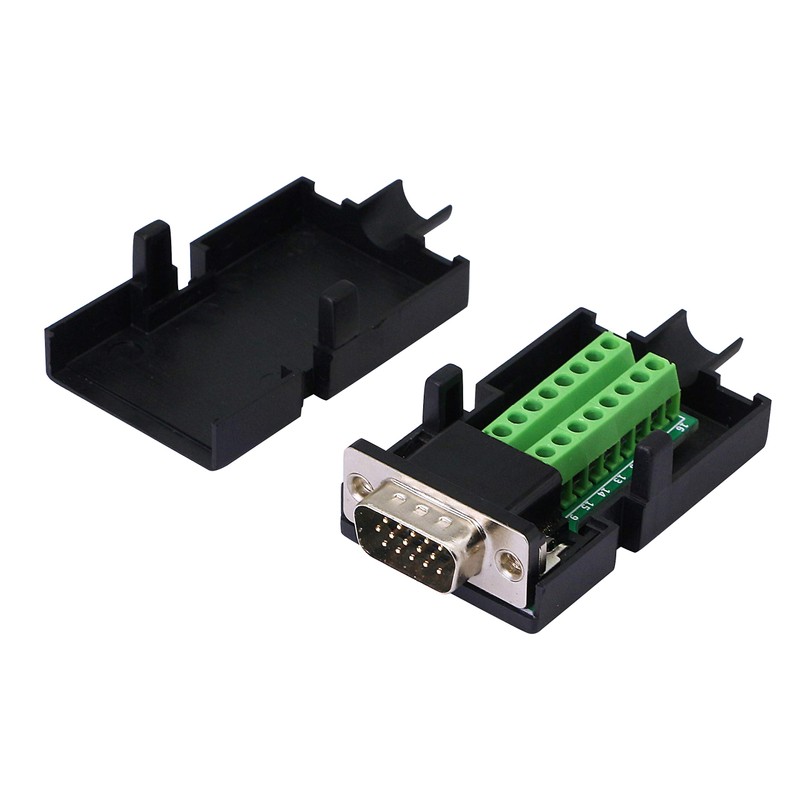 SinLoon - Adaptador VGA DB15 3+9 D-Sub VGA de 3