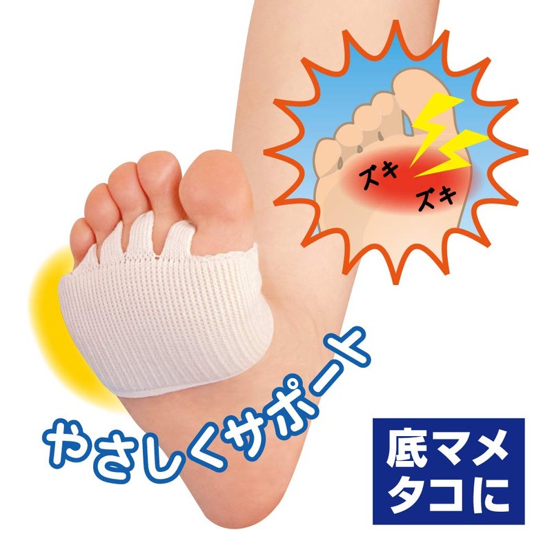 minoura Toe 小町 Walking Comfortable Support Foot Cushion Left and