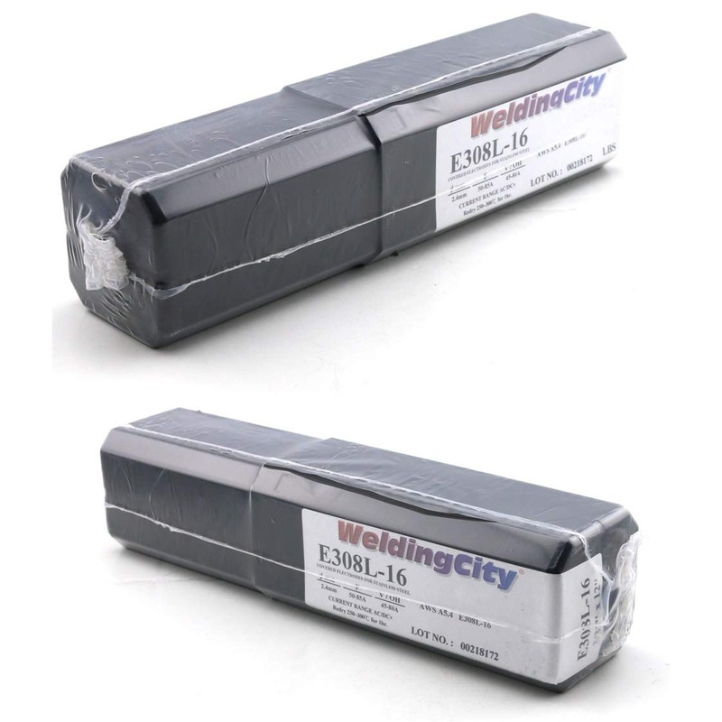 WeldingCity 4.4-Lb Stainless Steel Stick Welding Electrodes E308L-16 1/8" Rods