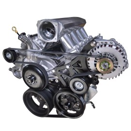 BEVINSEE Alternator Power Steering Bracket Kit For LS Truck Engine 4.8L 5.3L 6.0L 6.2L