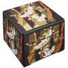 Nakatani Brothers Shokai Yamanaka Lacquerware, 6.5, 3-Tier, Black, Noshi Crane