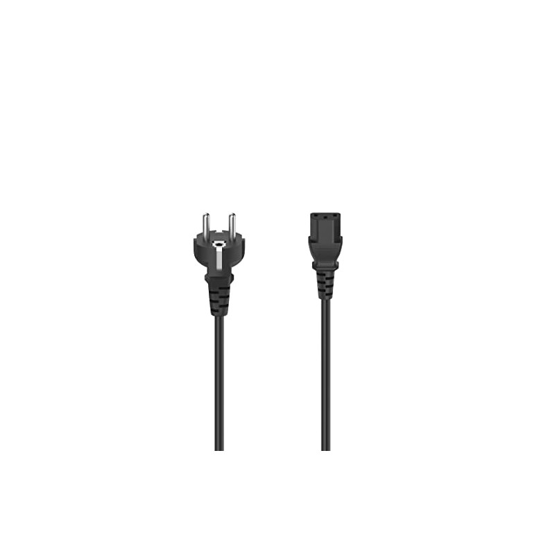 Hama Power cable, earthing contact plug - 3-pin IEC cable,