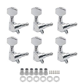 6R Chrome Inline Electric Guitar String Tuning Pegs Keys Machine Heads Tuners