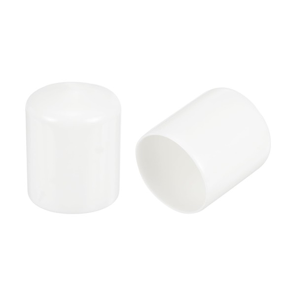 uxcell 8pcs 38mm(1 1/2") Rubber End Caps, Round Vinyl Plug