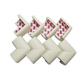 Corner Protector Baby Proof | Corner Guard Child Safety for Babies, Toddlers, Kids | Foam Corner Covers for Furniture, Table, Desk | 8 Pack (Ivory White)