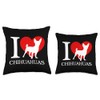 I Love Chihuahuas Throw Pillow