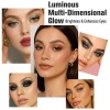 Paleta 16 Sombras Baked Con 15 Brochas Maquillaje Set