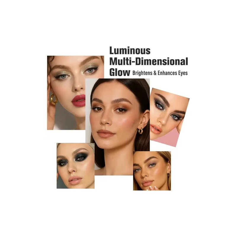 Paleta 16 Sombras Baked Con 15 Brochas Maquillaje Set