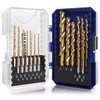 COMOWARE Impact Drill Bit Set - 21 Pcs Hex Titanium
