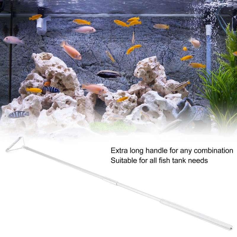 Aquarium Algae Scraper Cleaner Multipurpose Aluminium Alloy Handle Fish Tank