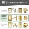 Rio Salto BRASS Signature Collection MIDSIZE Metal Gold Double Toggle