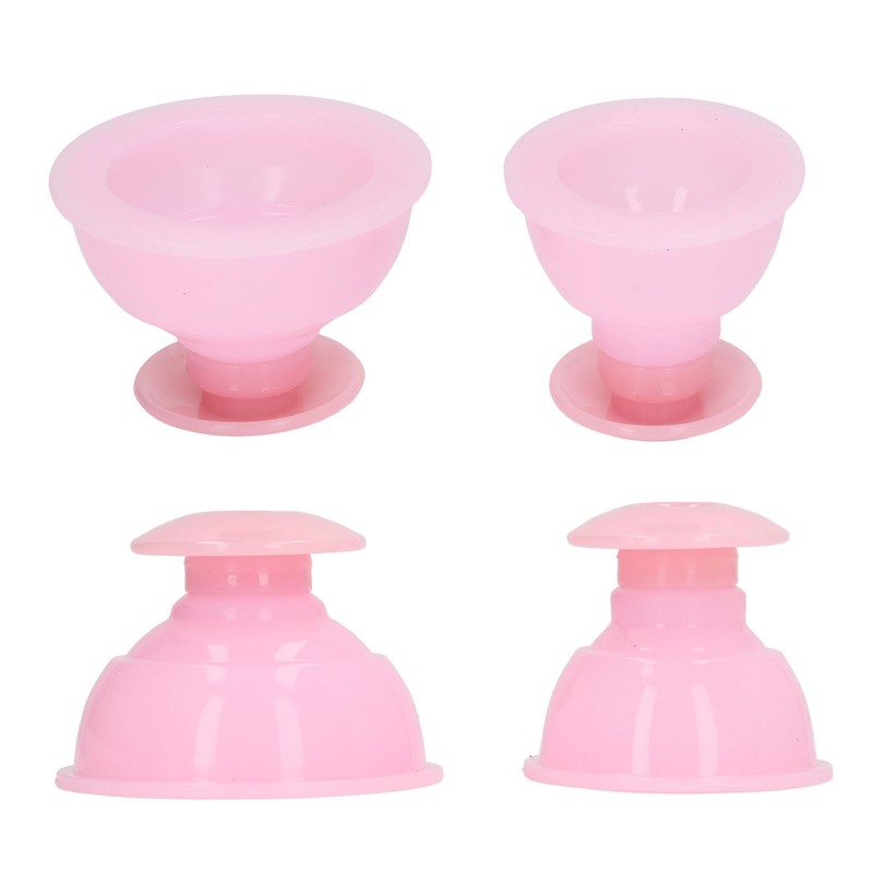 4Pcs Cupping Therapy Set Professional Vacuum Silicone Massage Cups for