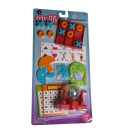 My Life As - Game Night Doll Play Set Tic Tac Toe Bingo Playing Cards NEW