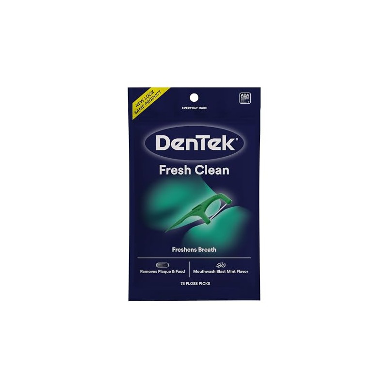 DenTek Fresh Clean Floss Pick, 75 Count