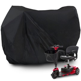 Vive Mobility Scooter Cover for Storage (52" x 36") - Waterproof & Tear Resistant Protector - Use for Mobility Wheelchairs- Protects from Rain, Sun, Dust - Accessory for Weather & Outdoors