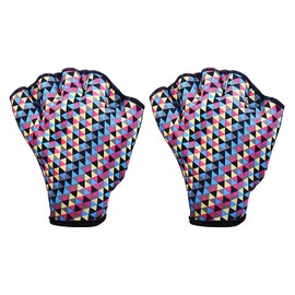 Swimming Gloves for Helping Upper Body Resistance, Sizes for Men Women Adult Children, Aquatic Hand Training Fitness, Webbed Gloves Water Equipment for Exercise