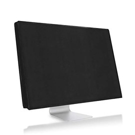 kwmobile Monitor Cover Compatible with 27-28" Monitor - Monitor Cover Dust PC Screen Protector - Black
