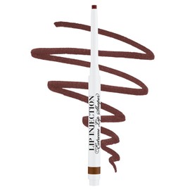 Too Faced Lip Injection Extreme Lip Shaper Plumping Lip Liner, 0.01 oz., Dark Chocolate Nude