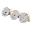 2Pcs Children Percussion Musical Toy Wooden Hand Bell Rattle Shaker