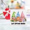 Spring Decor Farmhouse Let Spring Begin Spring Gnomes Wood Box