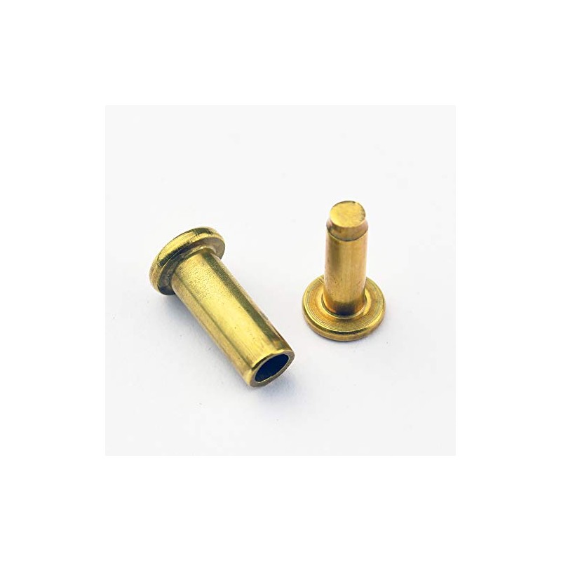 Cutlers Rivet Brass 6mm x 10mm (1)