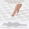 Quilted Waterproof mattress protector Small Double Bed - Super Absorbent