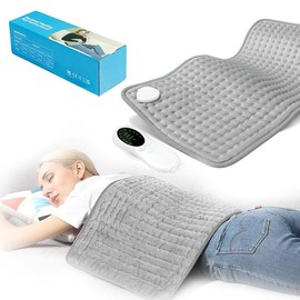 Heating Pad for Back Period Cramps,With 10 Heat Settings,Fast-Heating Technology,Auto Shut Off,Foot,Shoulders,Neck Massager Heating Pad