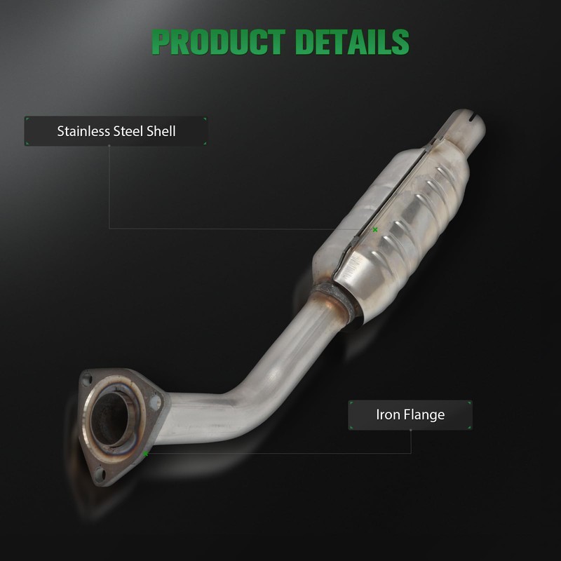 SCITOO 54323 Left Catalytic Converter Fit For Toyota For Tundra