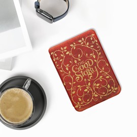 kwmobile Case Compatible with Kobo Clara BW/Colour Case - eReader Cover - Good Story Yellow/Orange/Red