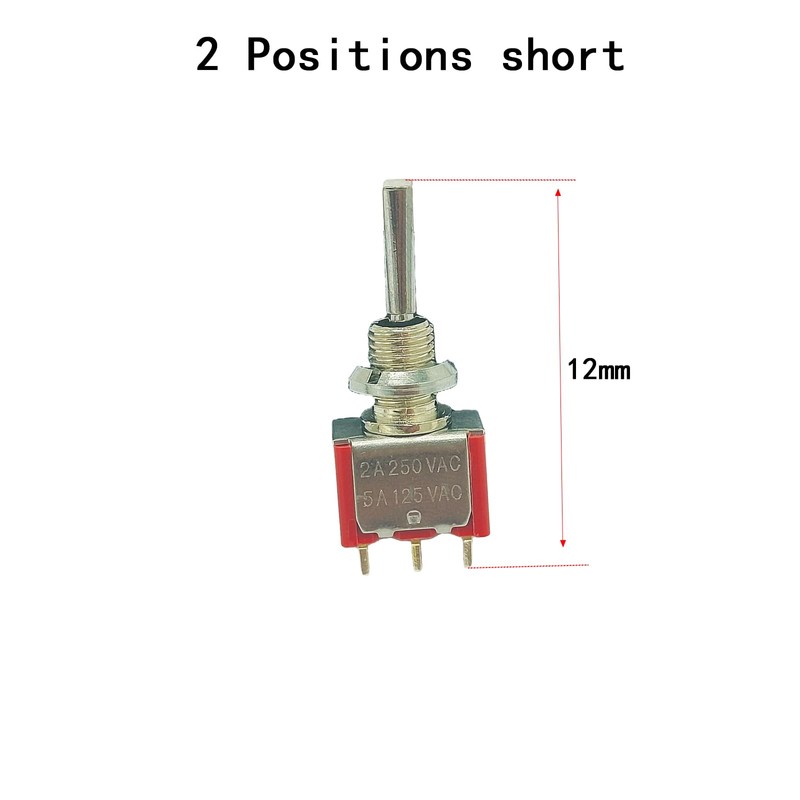 ZHUOYUEFSC 2PCS RC Transmitter 3 Positions and 2 Positions Long