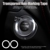 Tybasthe Rotary Push Start Button Cover, Evil Smiley Car Accessories