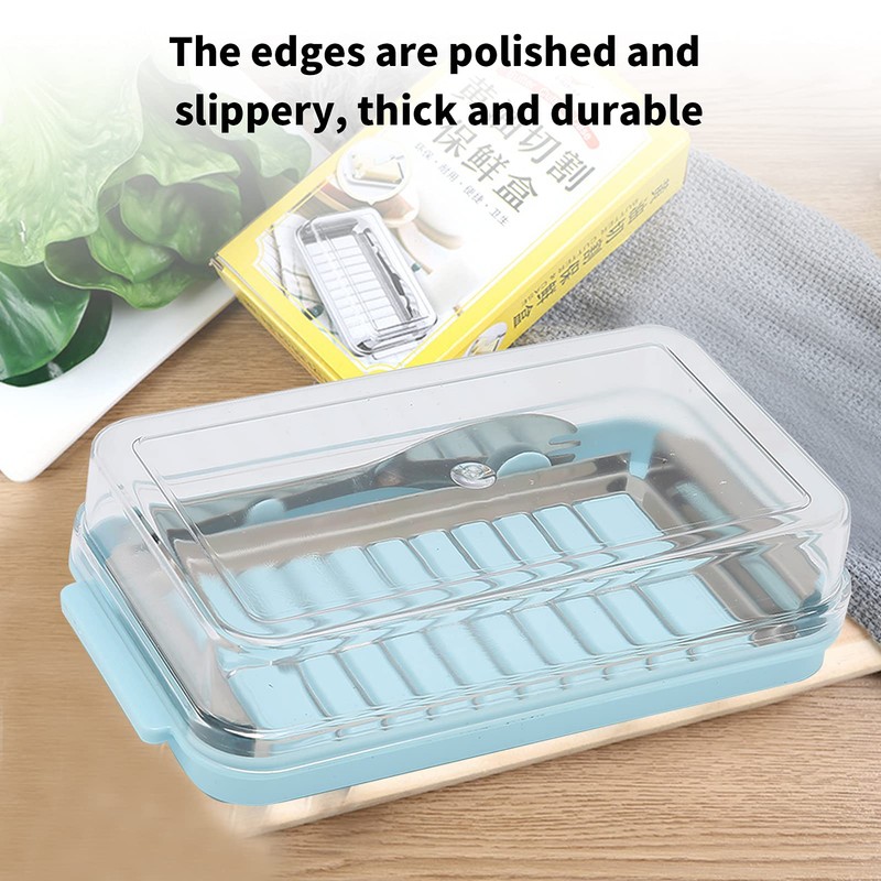 Butter Cutter Container, Stainless Steel Butter Cutter Box, Cheese Storage