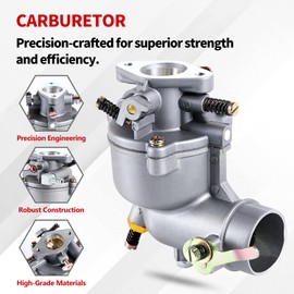 Carburetor for B&S 194412 190432 190402 195422 190400 170401 7HP 8HP 9HP Horizontal Engines Generator Troybilt, Carb Replace OEM # 390323 394228 398170