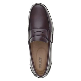 DOCKERS Mens Colleague Dress Penny Loafer Shoe, Cordovan, 10.5 M