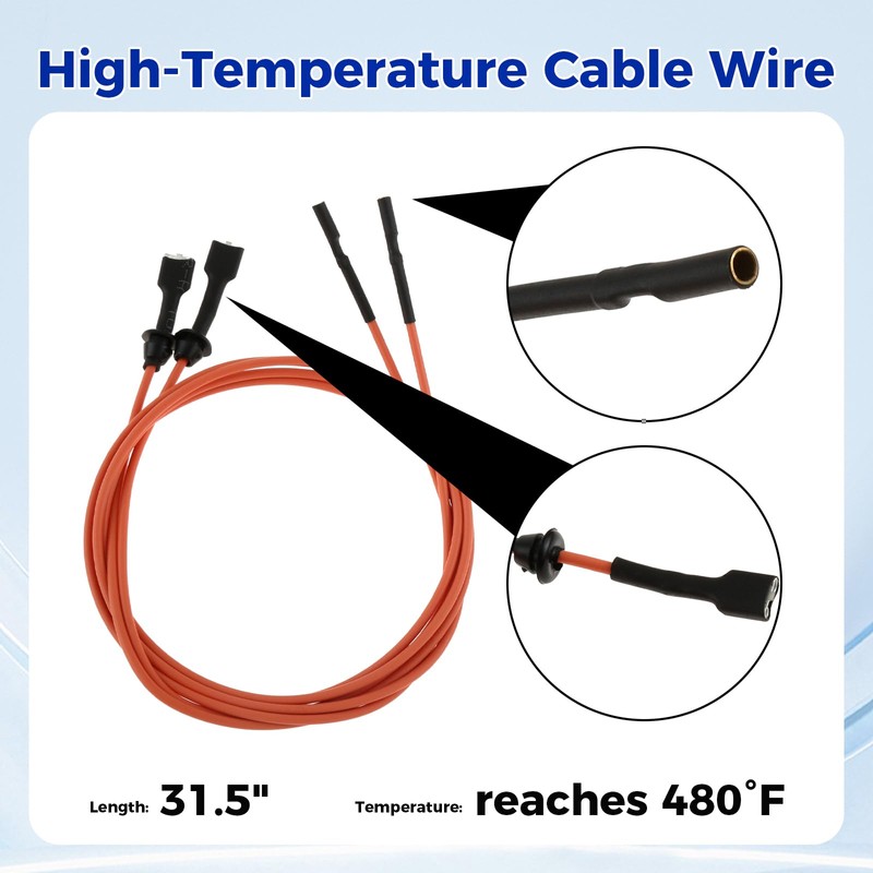 2 Pcs 62-24164-01 Furnace Burner Ignitors, Flame Sensor Ignitors Kit-
