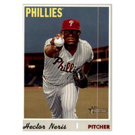 2019 Topps Heritage High Number (Shortprint) #722 Hector Neris Philadelphia Phillies Baseball Card